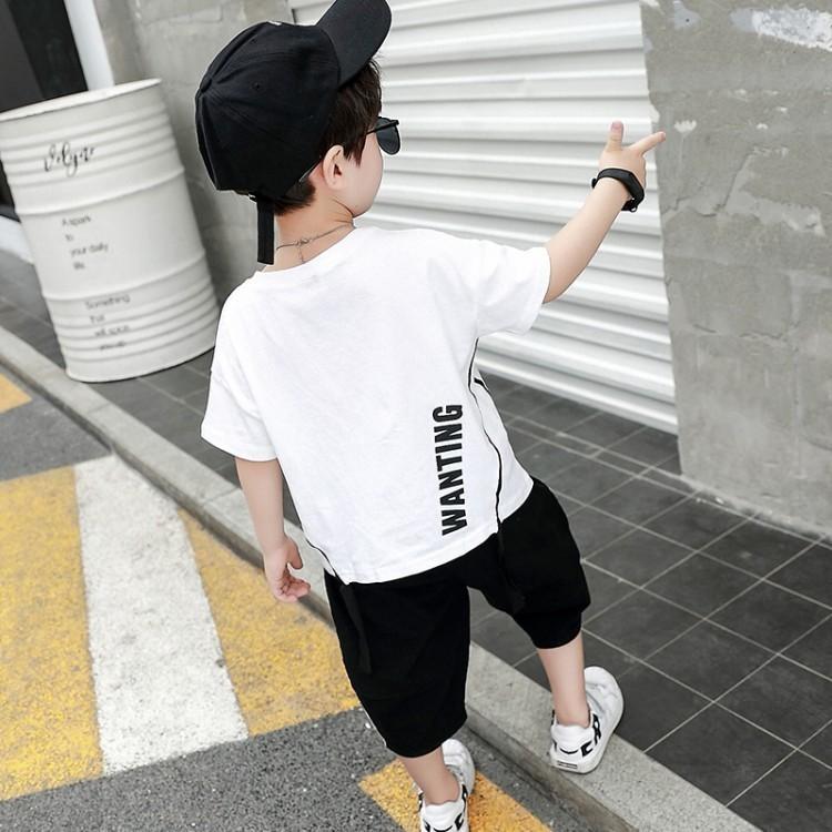 子供服 セットアップ 夏 男の子 子供ジャージ キッズ 韓国子供服 ジュニア 上下セット 半袖 Tシャツ 七分丈パンツ ベビー服 男児 おしゃれ 通学着 通園着 Y アユストア 通販 Yahoo ショッピング