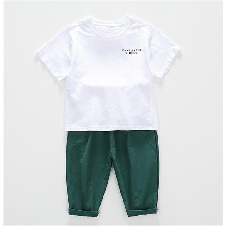 子供服 セットアップ 夏 男の子 子供ジャージ キッズ 韓国子供服 ジュニア 上下セット 半袖 Tシャツ 九分丈パンツ ベビー服 男児 おしゃれ 通学着 通園着 Y アユストア 通販 Yahoo ショッピング