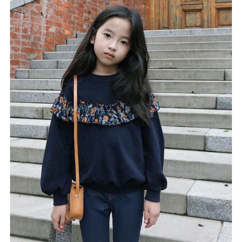 子供服 キッズ 女の子 トップス 長袖 ブラウス Tシャツ 春秋 韓国子供服 ジュニア 丸首 花柄 カジュアル フォーマル インナー 可愛い おしゃれ 小学生 通学着 Y アユストア 通販 Yahoo ショッピング