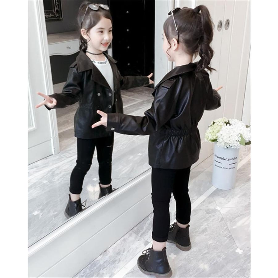子供服 女の子 レザージャケット アウター キッズ 春秋 革ジャン Puジャケット 春コート ライダースジャケット 韓国子供服 ジュニア 防寒 おしゃれ 可愛い 新品 Y アユストア 通販 Yahoo ショッピング