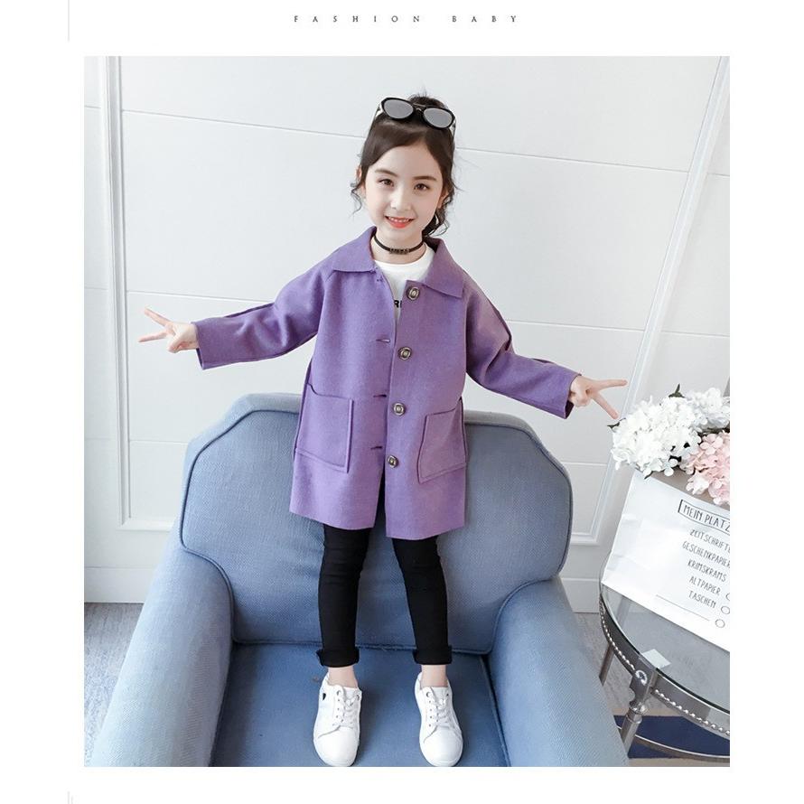 子供服 女の子 子供コート キッズ 秋冬 ラシャコート アウター 折り襟 トレンチコート 冬コート ロングコート キッズコート おしやれ 暖かい 防寒 可愛い 新品 Y アユストア 通販 Yahoo ショッピング