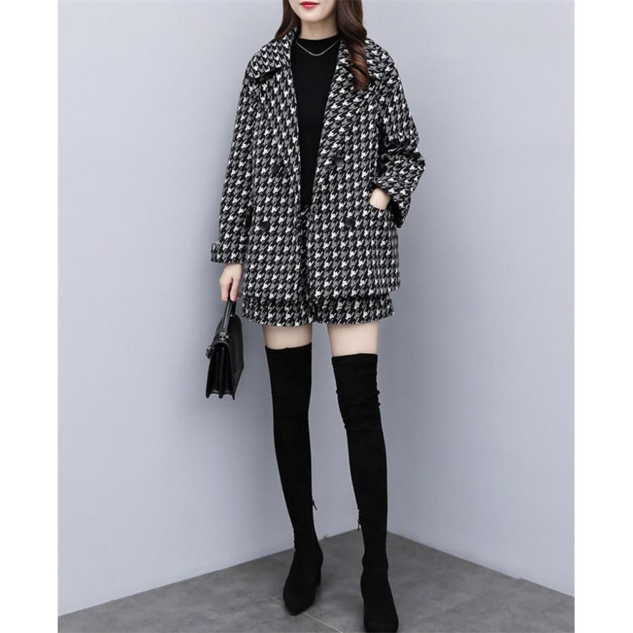 セットアップ レディース 秋冬 40代 30代 フォーマル 2点セット アウター 冬コート 短パン パンツスーツ 大きいサイズ おしゃれ 上品 着痩せ 通勤 卒業式 Ol Y アユストア 通販 Yahoo ショッピング