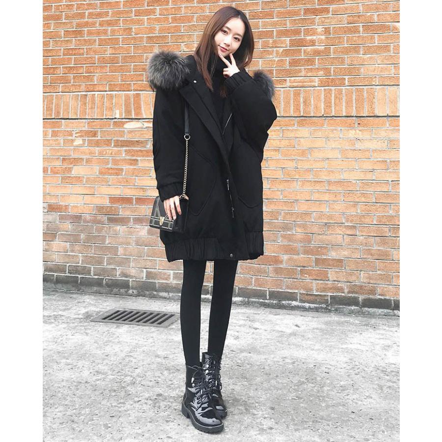 中綿コート レディース 40代 30代 ロング丈 軽い 冬服 アウター ダウン風コート 中綿ジャケット 無地 フード付き 暖かい 大きいサイズ スリム 防寒 カジュアル Y アユストア 通販 Yahoo ショッピング