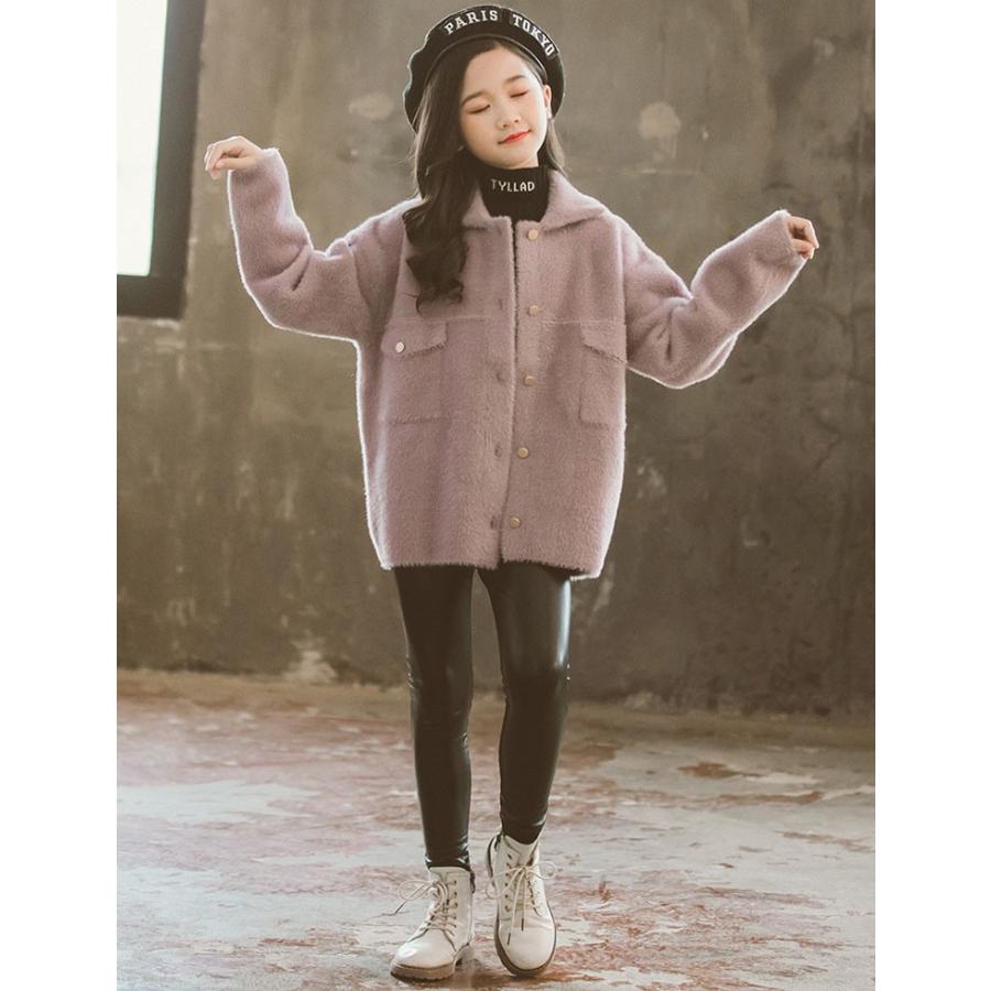 コート キッズ 女の子 おしゃれ 子供服 冬服 アウター 厚手 ボアコート ショート丈 冬コート キッズコート 子供コート 折り襟 カジュアル 暖かい 防寒 可愛い Y アユストア 通販 Yahoo ショッピング