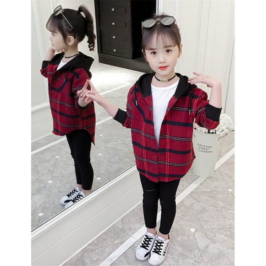 ブラウス キッズ 春秋 子供服 女の子 長袖 トップス シャツ 韓国子供服 Tシャツ カットソー 折り襟 こども服 ジュニア ベビー服 カジュアル コーデ シンプル 当季大流行