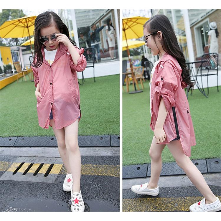 Uvカット パーカー キッズ ロング丈 子供服 女の子 春夏 長袖 紫外線対策 日焼け防止 フード付き ジップアップ ラッシュガード 羽織り 虫よけ 冷房対応 吸汗速乾 Y アユストア 通販 Yahoo ショッピング