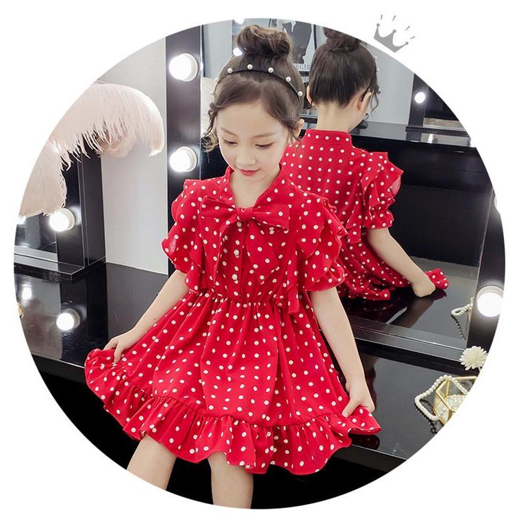 子供服 ワンピース 春夏 女の子 キッズワンピース 半袖 シフォンワンピース ドット柄 蝶結び チュニック 子供ドレス ジュニア おしゃれ カジュアル 可愛い 新品 Y アユストア 通販 Yahoo ショッピング