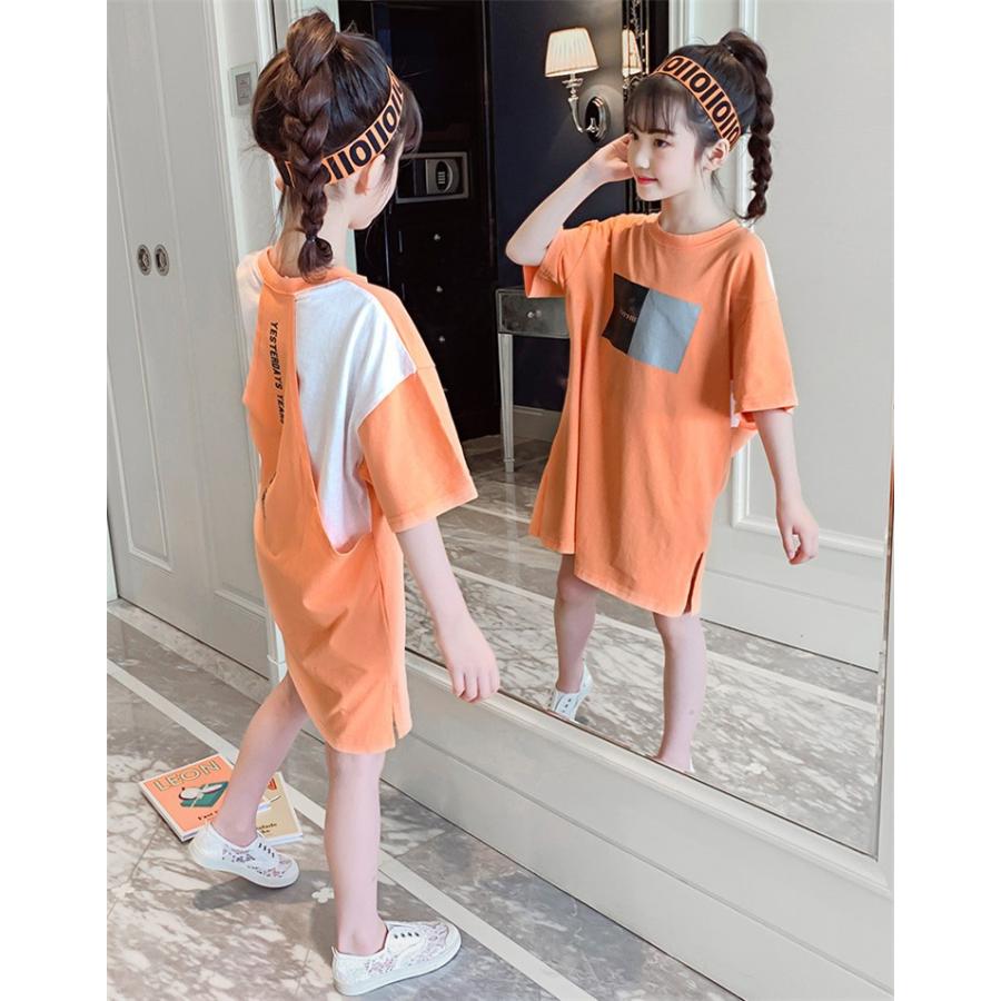 子供服 ワンピース 春夏 女の子 キッズワンピース 半袖 ロングtシャツ 膝丈ワンピース 子供ドレス ジュニア 薄手 お姫様 おしゃれ カジュアル 可愛い 新品 150cm Y アユストア 通販 Yahoo ショッピング