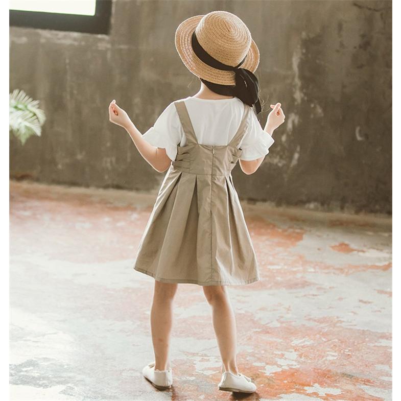 子供服 セットアップ キッズ 女の子 夏 2点セット 上下セット Tシャツ 半袖 ワンピース サロペット ジュニア おしゃれ 可愛い カジュアル 小学生 新品 150 160 :y453915:アユストア - 通販 - Yahoo!ショッピング 子供服 セットアップ キッズ 女の子 夏 2点セット 上下セット Tシャツ 半袖 ワンピース サロペット ジュニア おしゃれ 可愛い カジュアル 小学生 新品 150 160 :y453915:アユストア - 通販 - Yahoo!ショッピング