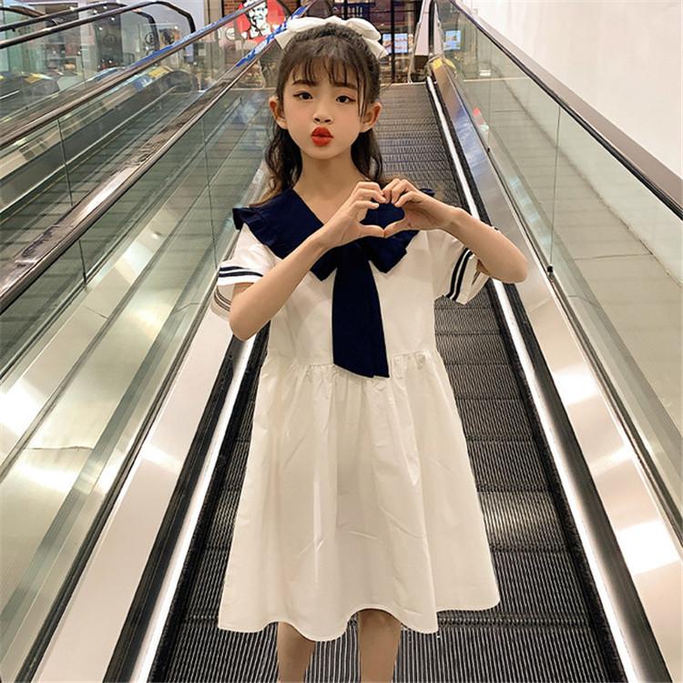 ワンピース キッズ 子供服 女の子 夏 キッズワンピース 半袖ワンピース 蝶結び チュニック 子供ドレス お姫様 おしゃれ カジュアル 可愛い 小学生 通学着 新品 Y アユストア 通販 Yahoo ショッピング