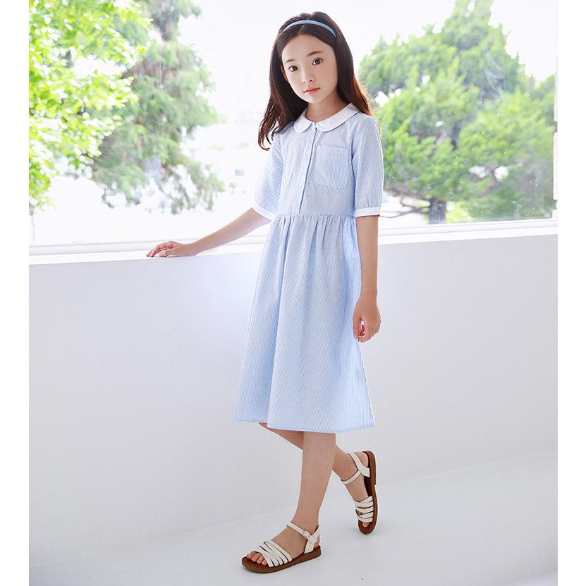 ワンピース キッズ 子供服 女の子 夏 キッズワンピース 半袖ワンピース シャツワンピース チュニック 子供ドレス お姫様 おしゃれ カジュアル 可愛い 新品 150 Y アユストア 通販 Yahoo ショッピング