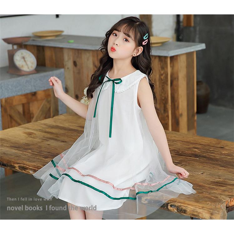 最終値下げ ワンピース キッズ 子供服 女の子 夏 キッズワンピース ロングワンピース チュール フリル 子供ドレス ジュニア 子ども お姫様 おしゃれ 正規取扱店 Www Iacymperu Org