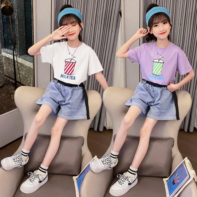 子供服 セットアップ キッズ 女の子 夏 上下セット 2点セット Tシャツ 半袖 ハーフパンツ 半ズボン スポーツウェア ジュニア おしゃれ 可愛い カジュアル 新品 Y アユストア 通販 Yahoo ショッピング