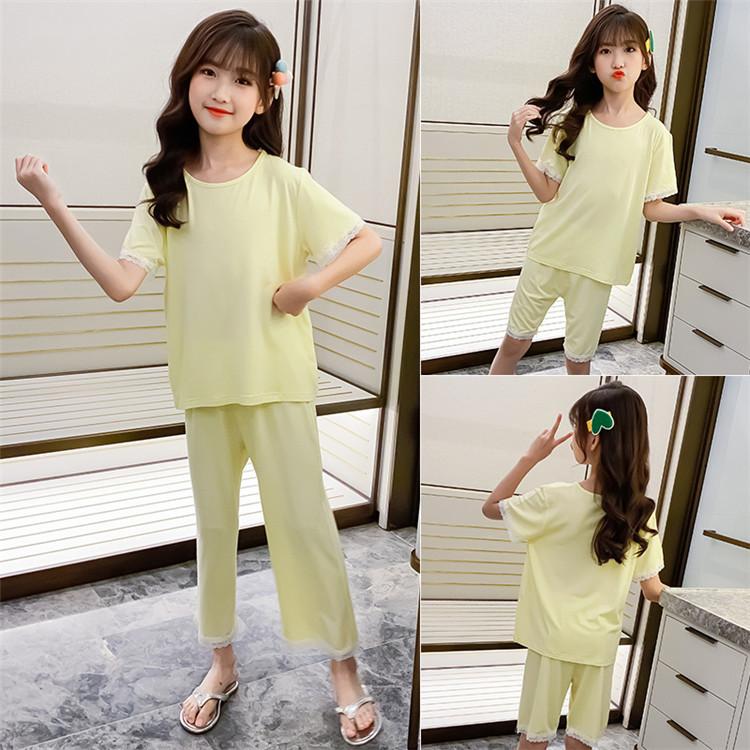 パジャマ キッズ 半袖 150 160 3点セット 子供パジャマ 女の子 子供服 セットアップ 春夏 ルームウェア おしゃれ Tシャツ 長ズボン ハーフパンツ 寝間着 部屋着 Y アユストア 通販 Yahoo ショッピング