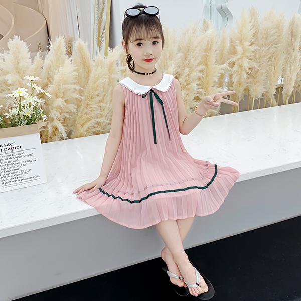 ワンピース キッズ 子供服 女の子 夏 キッズワンピース シフォンワンピース ノースリーブ 子供ドレス ジュニア お姫様 おしゃれ 可愛い カジュアル 新品 150cm Y アユストア 通販 Yahoo ショッピング