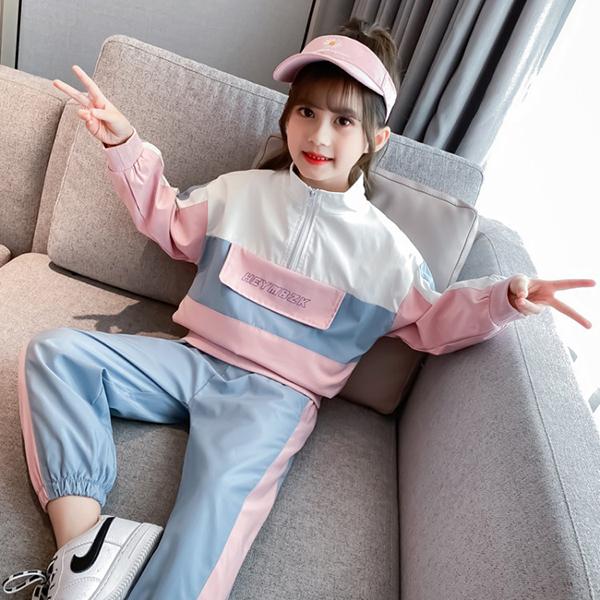 子供服 セットアップ キッズ 女の子 長袖 春秋 上下セット トップス パーカー ロングパンツ 子供ジャージ スポーツウェア 運動着 おしゃれ 可愛い カジュアル 初回限定お試し価格