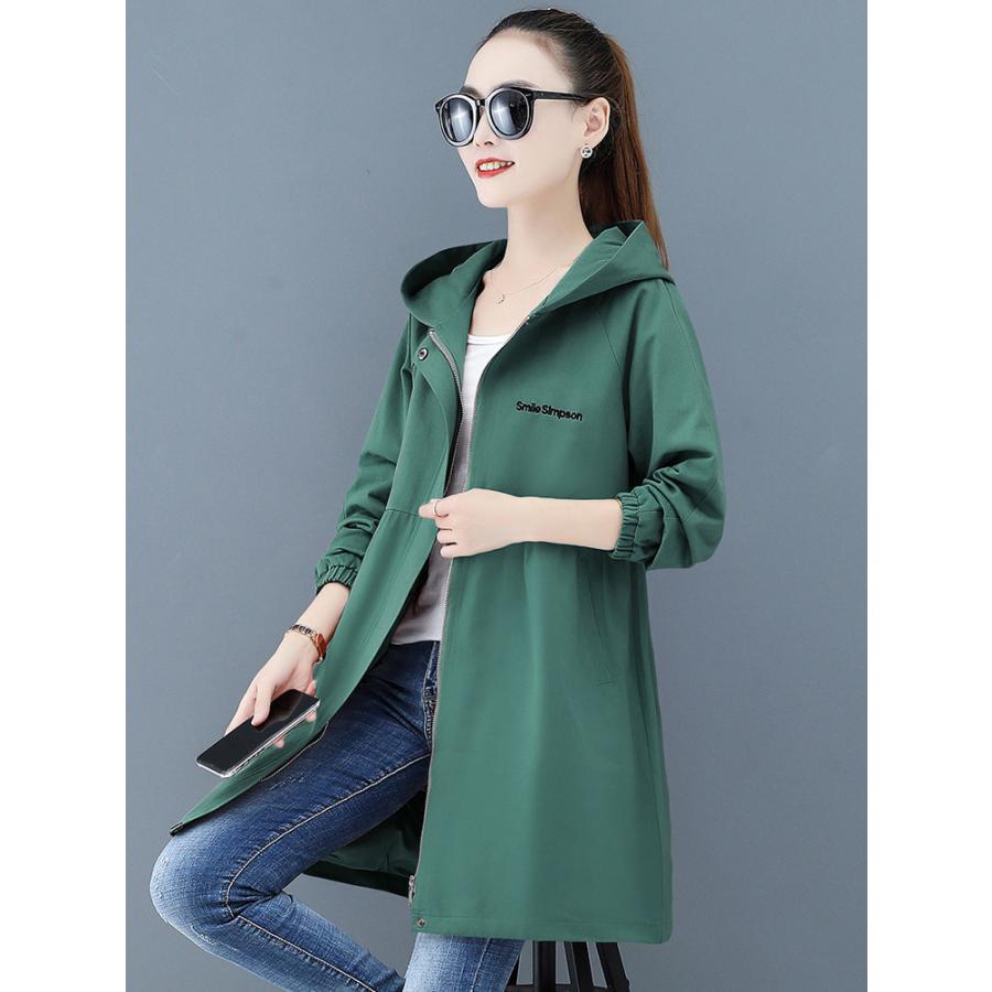 トレンチコート レディース 40代 代 春秋 パーカー フード付き アウター ロングコート チェスターコート ジャケット きれいめ 韓国風 大きいサイズ 着痩せ Ol Y4556 アユストア 通販 Yahoo ショッピング