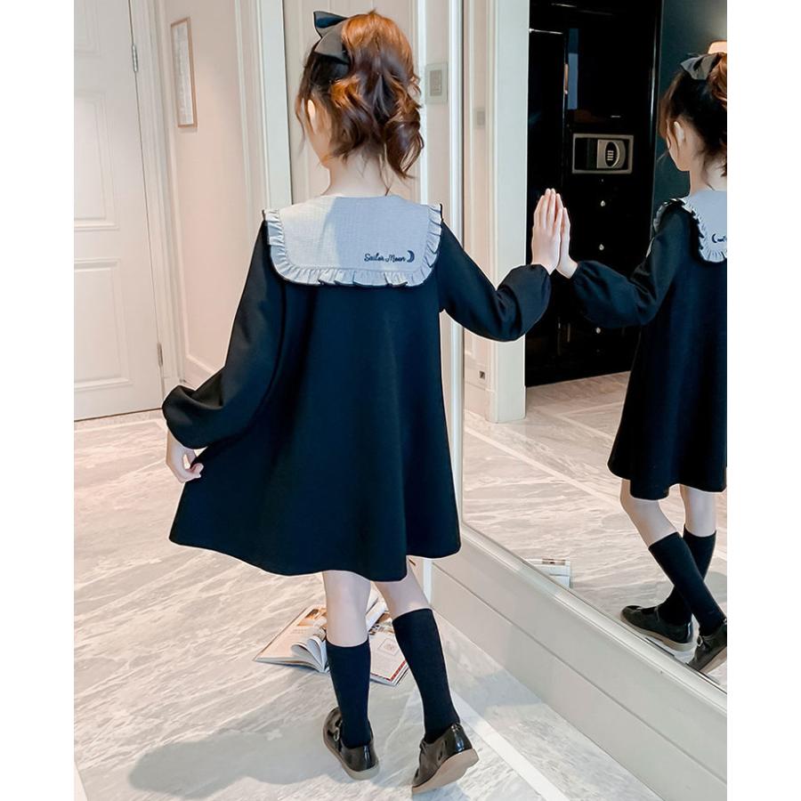 ワンピース キッズ 長袖ワンピース 子供服 女の子 秋 冬 ロングワンピース 蝶結び リボン 子供ドレス ジュニア フレア おしゃれ 可愛い カジュアル 新品 150 160 Y アユストア 通販 Yahoo ショッピング