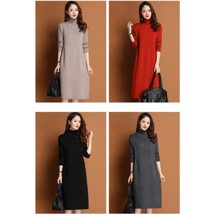 ニットワンピース レディース 秋 冬 40代 代 きれいめ 長袖ワンピース カットソー ニットセーター 上品 大きいサイズ パーティードレス おしゃれ 着痩せ 新品 Y アユストア 通販 Yahoo ショッピング