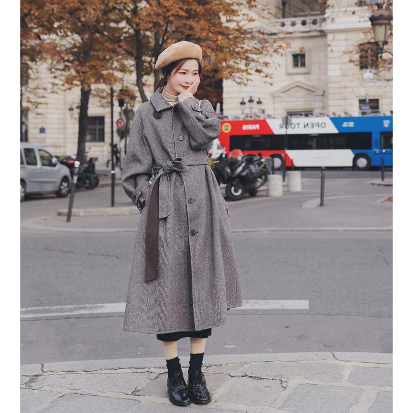 トレンチコート レディース ロングコート ボタンなし チュニック スプリングコート ゆったり 代30代40代 薄手 軽い 秋冬 ビジネス アウター 激安単価で