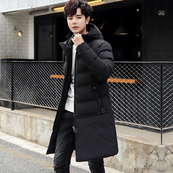 中綿コート メンズ 冬 アウター 厚手 中綿ジャケット ダウン風コート ロングコート パーカー フード付き ジャンパー 暖かい 防寒 大きいサイズ おしゃれ スリム Y アユストア 通販 Yahoo ショッピング