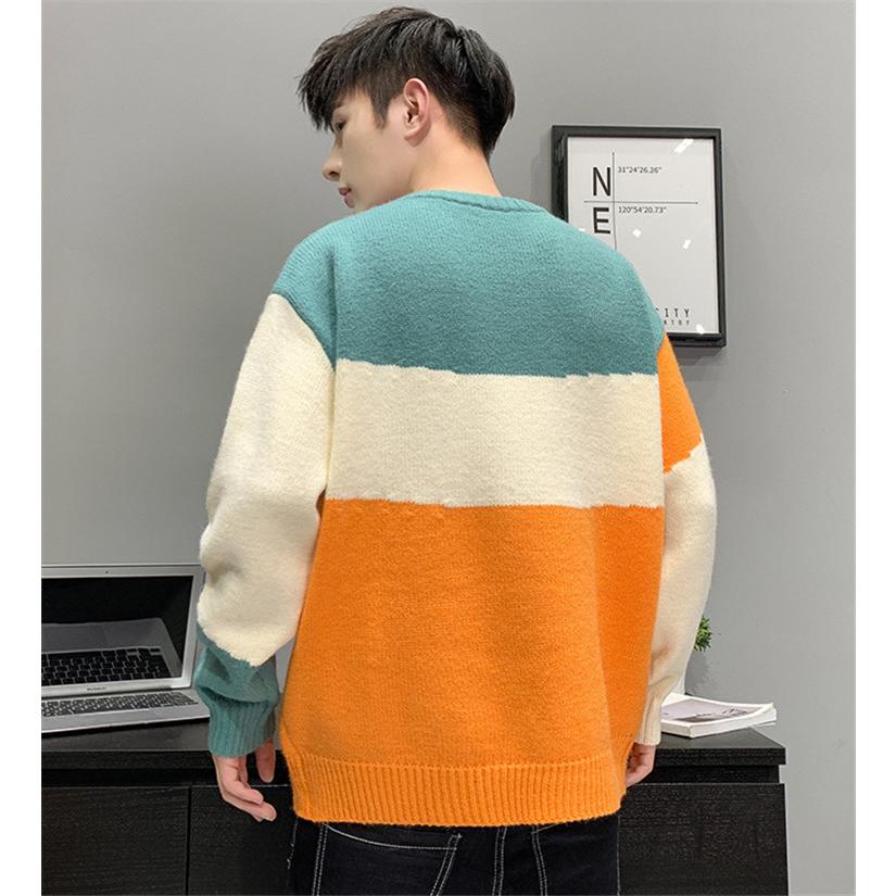 セーター メンズ 3色 ニット 丸襟 秋冬 長袖 トップス カットソー ニットウェア ニットソー 男性用 大きいサイズ あったか 暖かい ゆったり おしゃれ 防寒 新品 Y アユストア 通販 Yahoo ショッピング