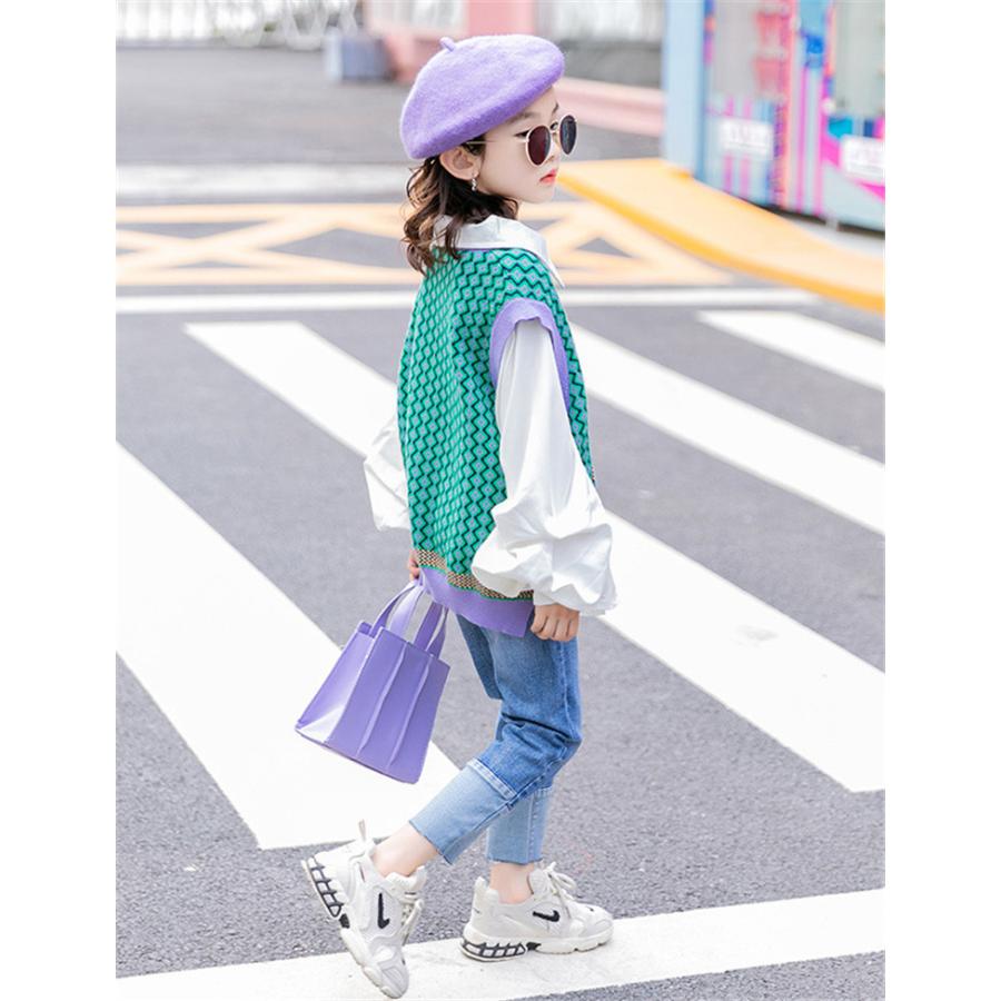 ブラウス キッズ 子供服 女の子 春服 シャツ トップス 長袖 セーター 韓国子供服 ジュニア ベビー服 カジュアル 可愛い おしゃれ お出かけ 通学着 新品 150 160 Y アユストア 通販 Yahoo ショッピング