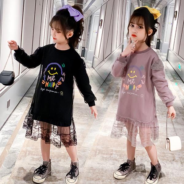 子供服 ワンピース キッズ 女の子 春服 長袖ワンピース チュール 韓国子供服 子供ドレス Dress 子ども服 ベビー服 お姫様 おしゃれ 可愛い カジュアル 新品 160 Y アユストア 通販 Yahoo ショッピング