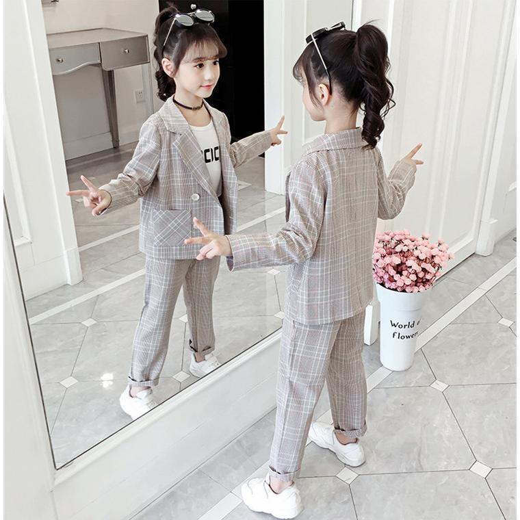 子供スーツ フォーマル 女の子 子供服 セットアップ おしゃれ 春秋 2点セット アウター 長ズボン スカート スーツ 入学式 卒業式 入園式 発表会 七五三 結婚式 Y4569 アユストア 通販 Yahoo ショッピング