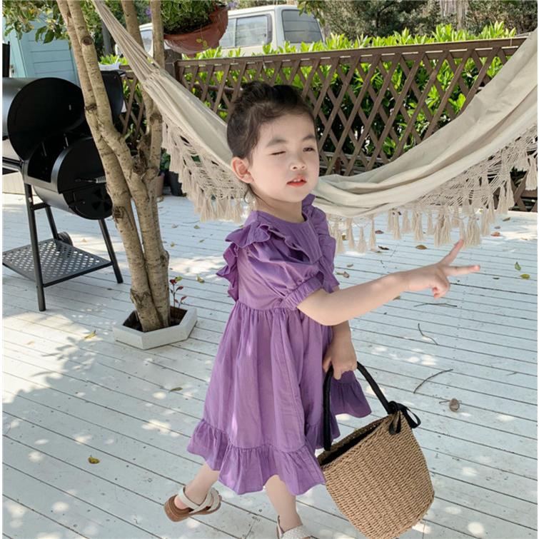 子供服 ワンピース キッズ 女の子 春夏 半袖 ワンピース フリル 韓国子ども服 ジュニア 子供ドレス Dress ベビー服 お姫様 おしゃれ 可愛い カジュアル 新品 Y アユストア 通販 Yahoo ショッピング