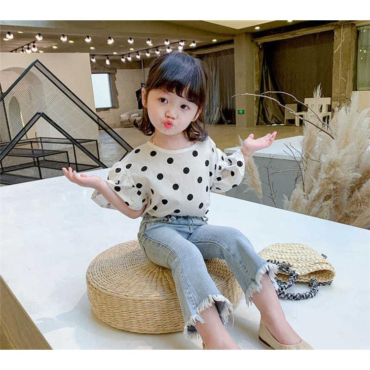 子供服 セットアップ キッズ 女の子 夏 トップス ブラウス シャツ 蝶結び デニムパンツ 長ズボン 韓国子ども服 ベービー服 おしゃれ 可愛い カジュアル 新品 Y アユストア 通販 Yahoo ショッピング
