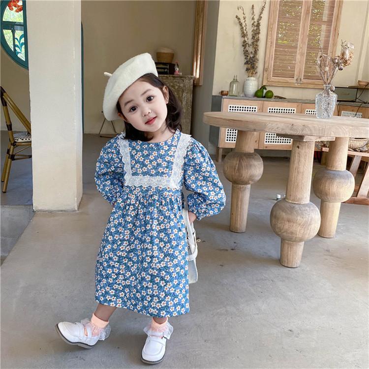 子供服 ワンピース キッズ 韓国子供服 女の子 春服 長袖 花柄ワンピース 子供ドレス Dress 子ども服 ベビー服 お姫様 おしゃれ 可愛い カジュアル 新品 80 90 Y4571 アユストア 通販 Yahoo ショッピング