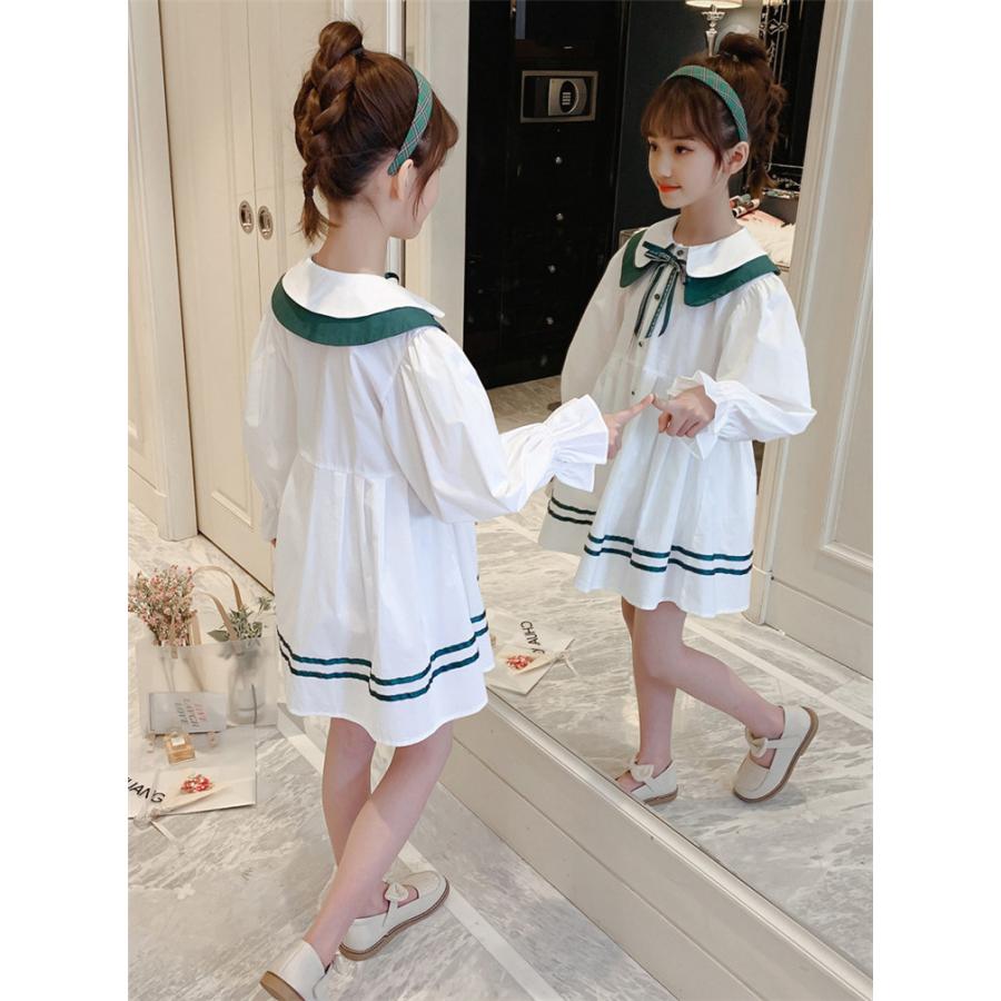 子供服 ワンピース 160 シャツワンピース キッズ 女の子 春服 長袖 韓国子供服 子供ドレス Dress 子ども服 ベビー服 お姫様 おしゃれ 可愛い カジュアル 新品 Y4574 アユストア 通販 Yahoo ショッピング