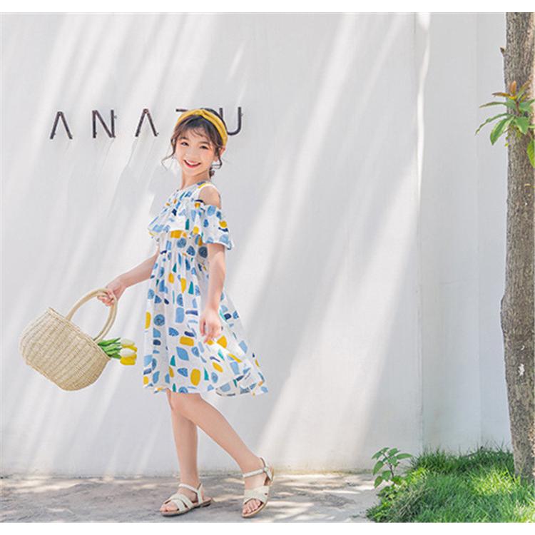 子供服 ワンピース 160 韓国子ども服 キッズ 女の子 夏 半袖 花柄ワンピース 肩出し フリル 子供ドレス Dress ベビー服 お姫様 おしゃれ 可愛い カジュアル 新品 Y アユストア 通販 Yahoo ショッピング