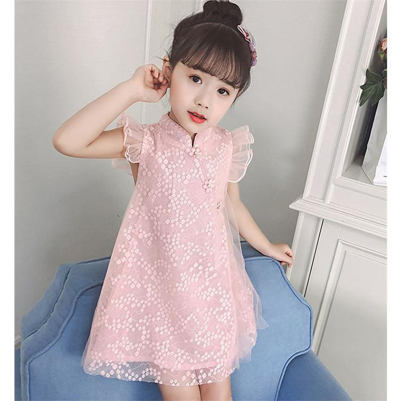 子供服 ワンピース ピンク 150 韓国子ども服 キッズ 女の子 夏 レースワンピース 子供ドレス 結婚式 誕生日 ベビー服 お姫様 おしゃれ 可愛い カジュアル 新品 Y アユストア 通販 Yahoo ショッピング