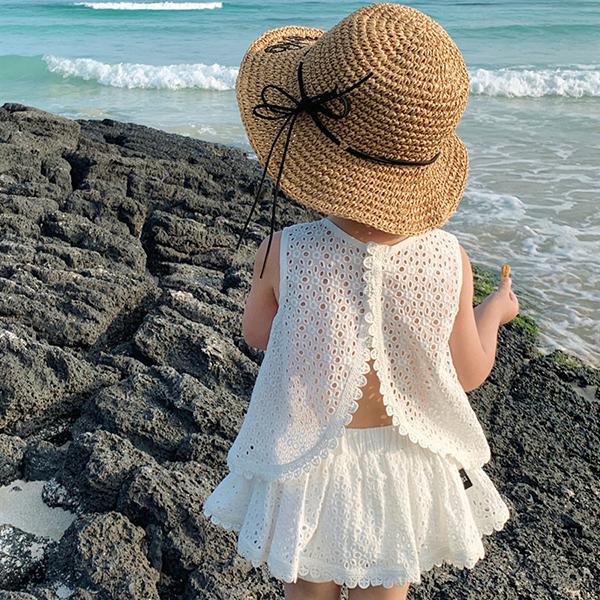 子供服 セットアップ キッズ 女の子 夏 トップス Tシャツ レース ハーフパンツ キュロットスカート 韓国子ども服 ベビー服 赤ちゃん おしゃれ 可愛い カジュアル 59 以上節約