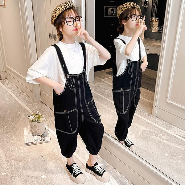 ジャージ キッズ 女子 上下 半袖 春夏 子供服 セットアップ 上下セット トップス Tシャツ ロングパンツ サロペット スポーツウェア 運動着 可愛い おしゃれ 新品 最安値挑戦