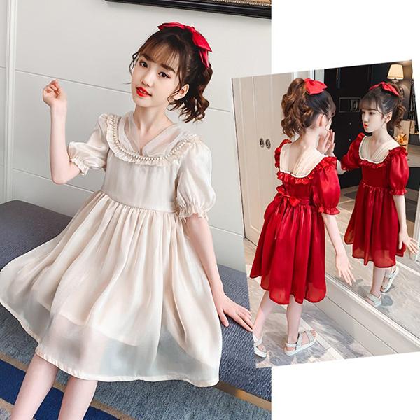 子供服 ワンピース 160 韓国子ども服 キッズ 女の子 春夏 半袖ワンピース Aライン 子供ドレス 結婚式 誕生日 ベビー服 ジュニア お姫様 おしゃれ 可愛い 新品 Y アユストア 通販 Yahoo ショッピング