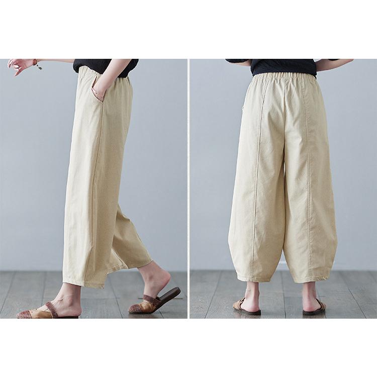 ガウチョパンツ コーデ 5色 40代 夏 九分丈パンツ ワイドパンツ レディース ボトムス ジャージ 下 大きいサイズ 体型カバー きれいめ ゆったり 美脚 着痩せ 通勤 Y アユストア 通販 Yahoo ショッピング