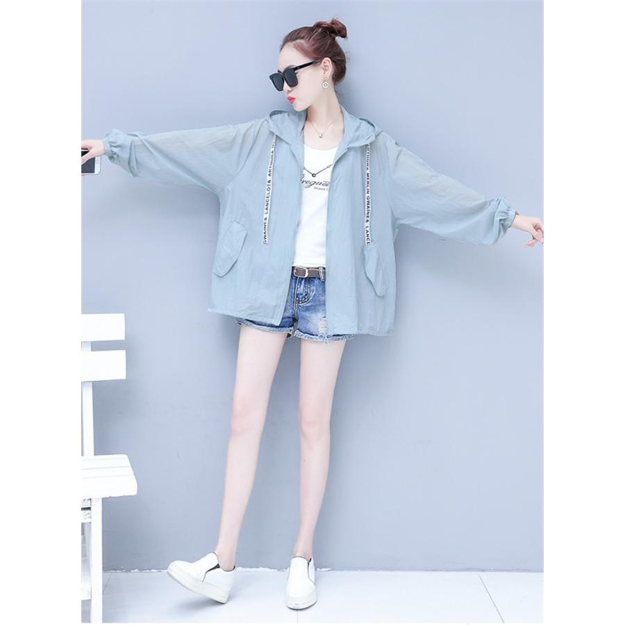 UVカットパーカー レディース 涼しい 冷感 ロング 夏 長袖 紫外線対策 日焼け防止 フード ラッシュガード 羽織り 虫よけ 冷房対応 吸汗速乾 大きいサイズ 着痩せ|ayusutoa|11