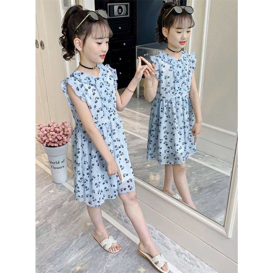 子供服 ワンピース 160 韓国子ども服 キッズ 女の子 夏 ノースリーブ 花柄ワンピース 子供ドレス 結婚式 誕生日 お姫様 ジュニア ベビー服 おしゃれ 可愛い 新品 Y4544 アユストア 通販 Yahoo ショッピング