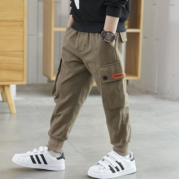 ジャージ 下 子供服 男の子 カーゴパンツ ロングパンツ キッズ 春秋 長ズボン ボトムス 部屋着 ベビー服 ウェストゴム ストレッチパンツ 伸びる おしゃれ 新品 Y4539 アユストア 通販 Yahoo ショッピング