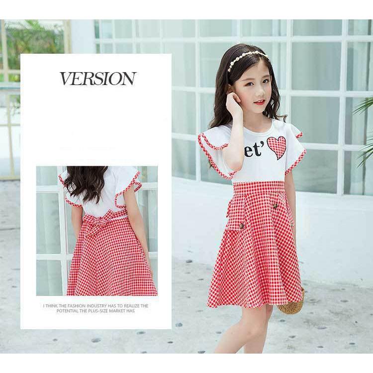 子供服 女の子 ワンピース 160 150 130 1 ドレス 子供 半袖ワンピース キッズ 春夏 チェック柄 韓国こども服 ジュニア お姫様 ベビー服 おしゃれ 可愛い 新品 Y45 アユストア 通販 Yahoo ショッピング