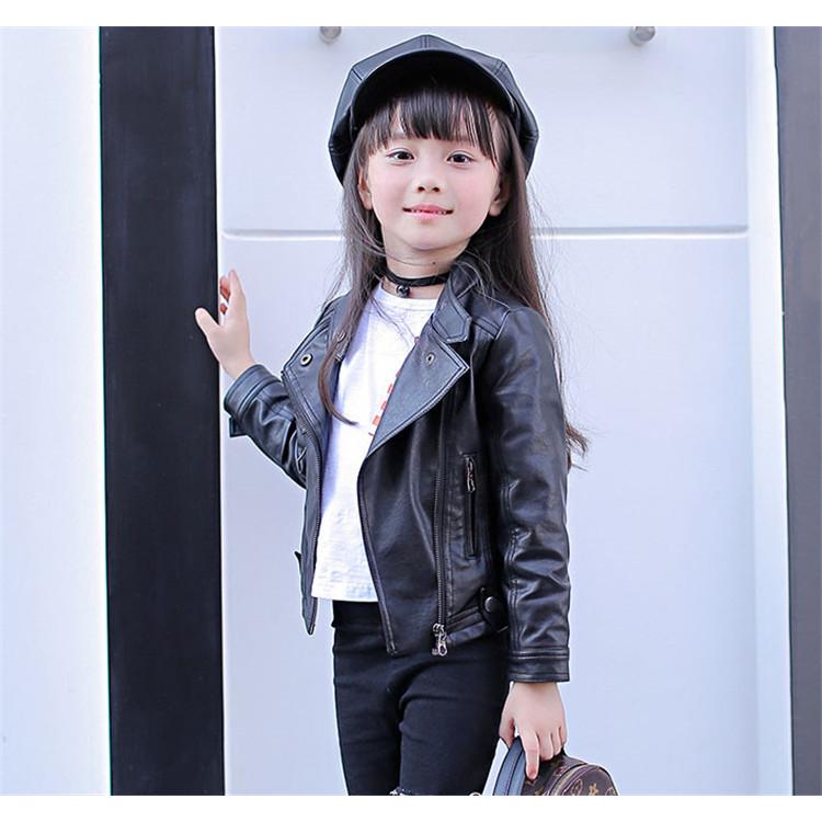 レザージャケット キッズ 子供服 女の子 アウター 春秋 革ジャン Puジャケット 韓国子供服 ジュニア ライダースジャケット おしゃれ 可愛い カジュアル 新品 160 Y4508 アユストア 通販 Yahoo ショッピング