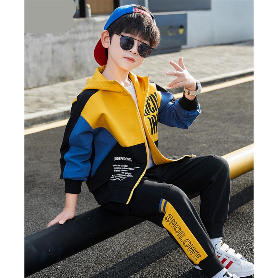 新発売の 韓国子供服 セットアップ 男の子 ジャージ キッズ 長袖 秋服 子供服 上下セット パーカー ロングパンツ Dprd Jatimprov Go Id