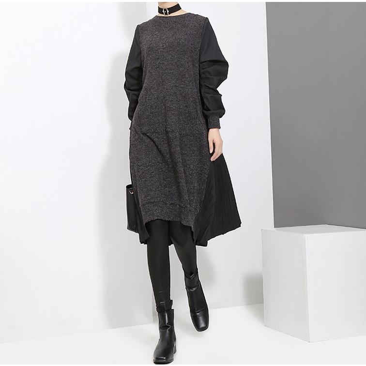 ワンピース レディース 40代 きれいめ 長袖 上品 秋冬 ニット