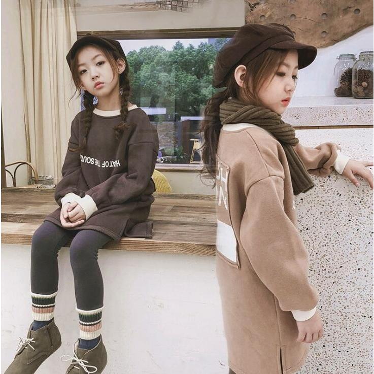 子供服 キッズ パーカー 長袖パーカー ワンピース ゆったり トップス 韓国 ジュニア 英字 カジュアルパーカ 女の子 ガールズ 上着 キッズ用 トップス 春服 秋服 Y アユストア 通販 Yahoo ショッピング