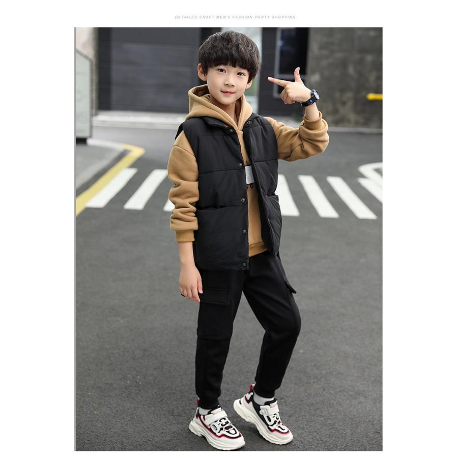 ジャージ キッズ 男子 上下 長袖 秋冬 厚手 裏起毛 子供服 セットアップ 3点セット パーカー Tシャツ 長ズボン スポーツウェア 運動着 暖かい 可愛い おしゃれ Y アユストア 通販 Yahoo ショッピング