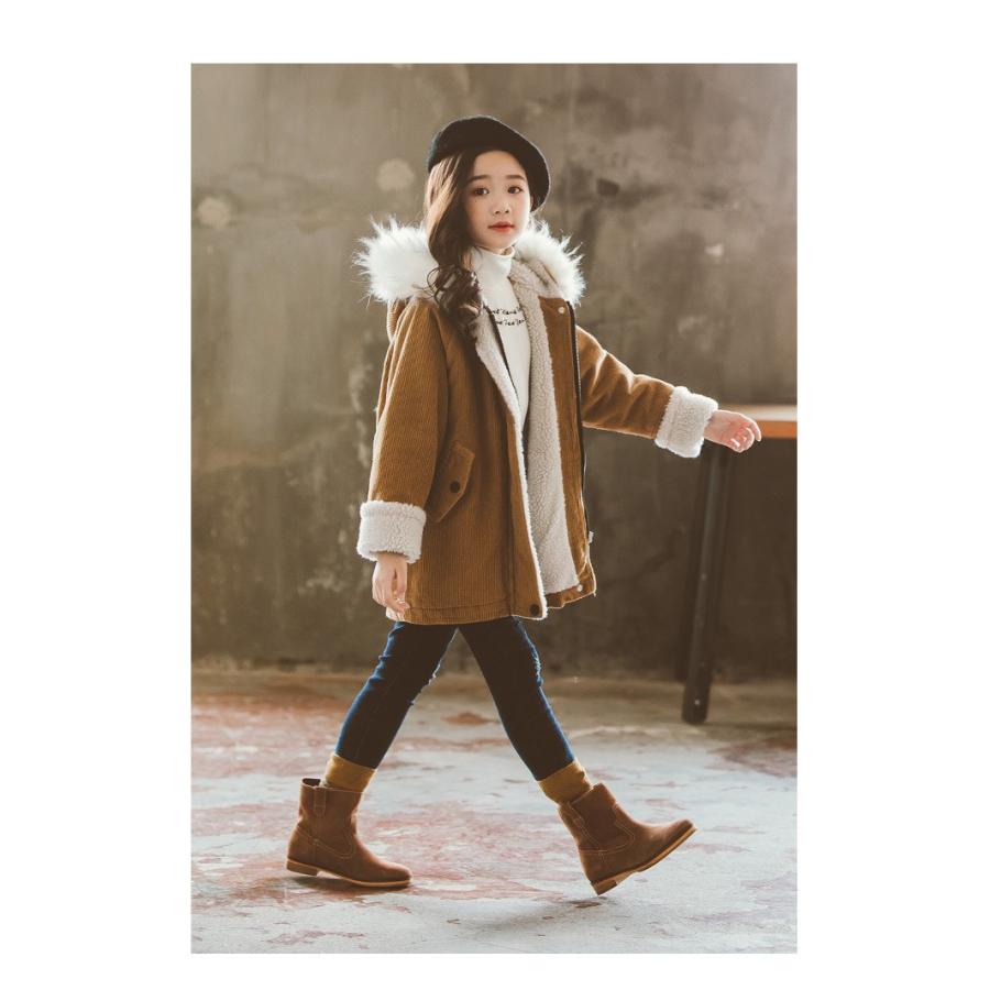 コート キッズ 女の子 おしゃれ 子供服 冬服 アウター 厚手 ボアコート ロングコート 冬コート キッズコート 子供コート フード付き 暖かい 防寒 可愛い 通学着 Y アユストア 通販 Yahoo ショッピング