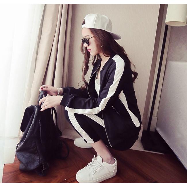 ジャージ レディース 上下 韓国風 安い 長ズボン 春服 秋服 ギガランキングｊｐ